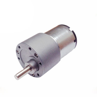 50 RPM Brush DC Gear Motor 37mm Carbon Brush DC Gearbox Motor 3V - 24V Per Robot