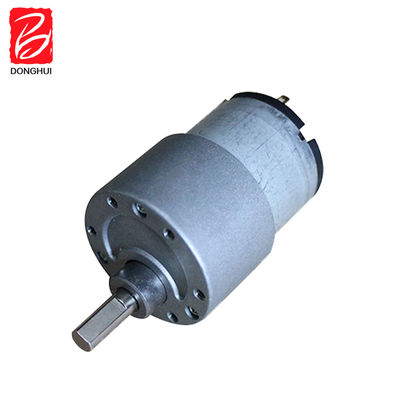 50 RPM Brush DC Gear Motor 37mm Carbon Brush DC Gearbox Motor 3V - 24V Per Robot