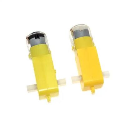 Intelligente TT Motore di ingranaggi in plastica 5V 20mm di diametro per ruote di auto robot fai da te
