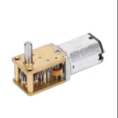 6V - 12V Motore a marcia continua a spazzola Verme orizzontale a scatto corto Motore a marcia continua a micro metallo