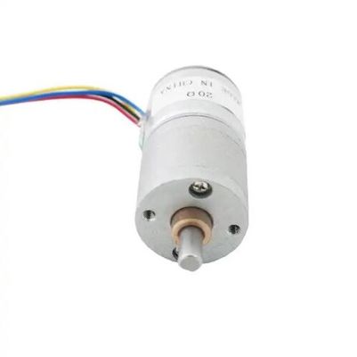 Motore passo a passo a 5 V a contatto continuo a micro ingranaggi 20 mm 2 fase 4 motore passo a passo a filo con cambio