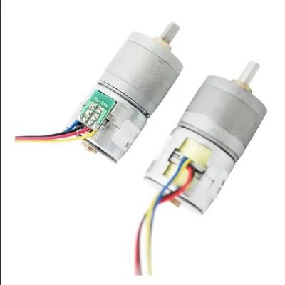 Motore passo a passo a 5 V a contatto continuo a micro ingranaggi 20 mm 2 fase 4 motore passo a passo a filo con cambio