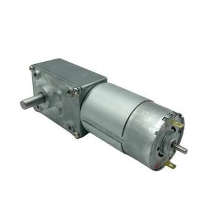 Motore ad alta coppia Micro DC Worm Gear Hollow Shaft Brush 12V DC Electric Gear Motor