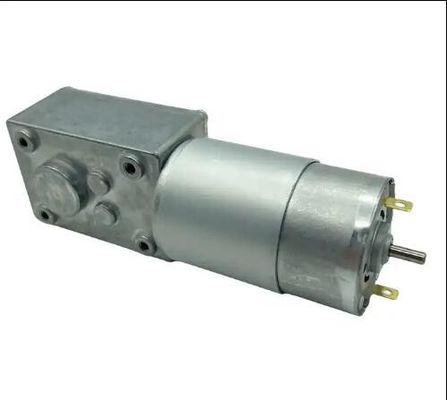 Motore ad alta coppia Micro DC Worm Gear Hollow Shaft Brush 12V DC Electric Gear Motor