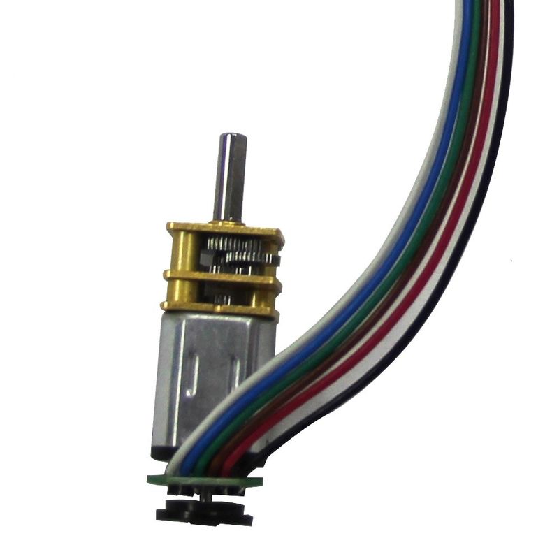 Micro spazzola motore di ingranaggi a corrente continua di 12 mm di diametro GM12 - N20 motore di ingranaggi a 12 giri al minuto con codificatore