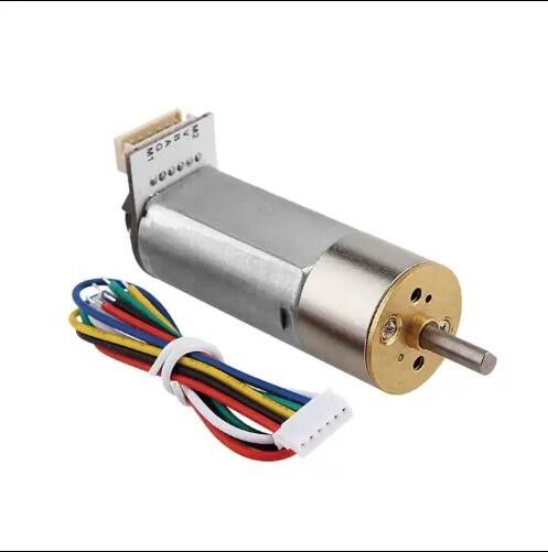 16 mm motore di ingranaggi a corrente continua a spazzola 24 V ruota torre centro ingranaggio di uscita motore idraulico a corrente continua